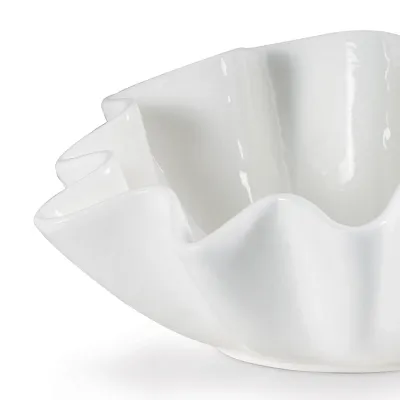 Ruffle Ceramic Bowl Medium