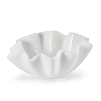 Ruffle Ceramic Bowl Large
