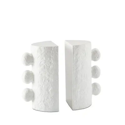 Sanya Bookend Set (White)