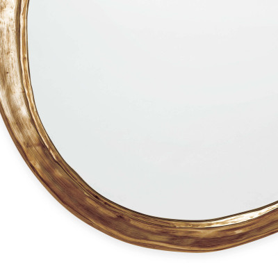 Ibiza Mirror, Antique Gold