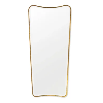 Sonnet Dressing Room Mirror, Gold Leaf