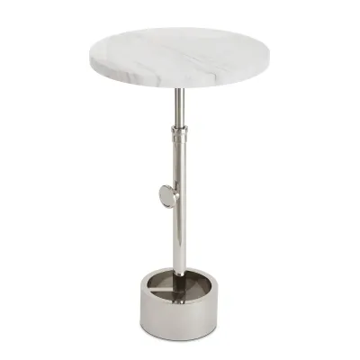 Myles Accent Table Polished Nickel