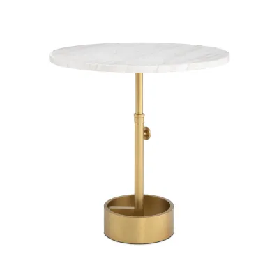 Myles Accent Table Large (Natural Brass)