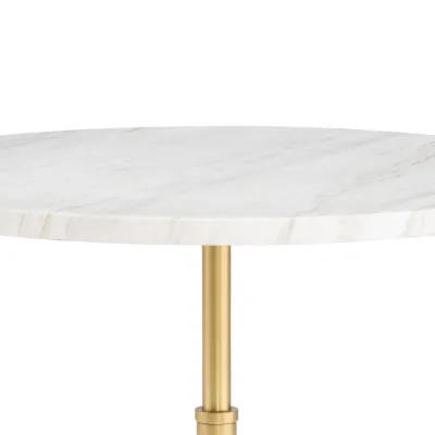 Myles Accent Table Large (Natural Brass)