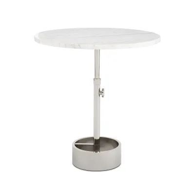 Myles Accent Table Large (Polished Nickel)