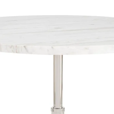 Myles Accent Table Large (Polished Nickel)