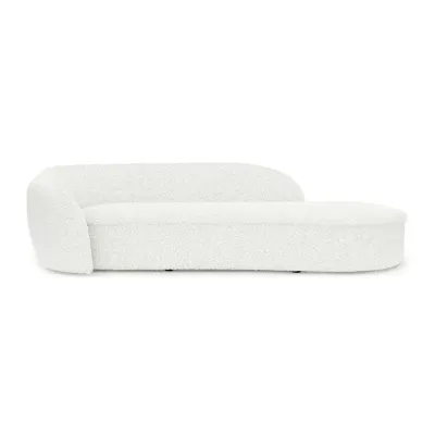 Claudette Lounge Sofa (Boucle Faux Wool)