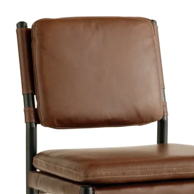 Nash Leather Bar Stool