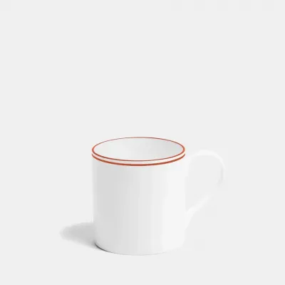 Double Line Burnt Orange Mug