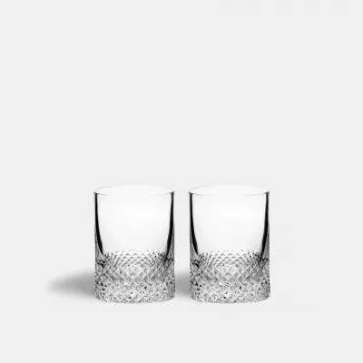 Diamond Shot Glass 4 oz, Set of 2