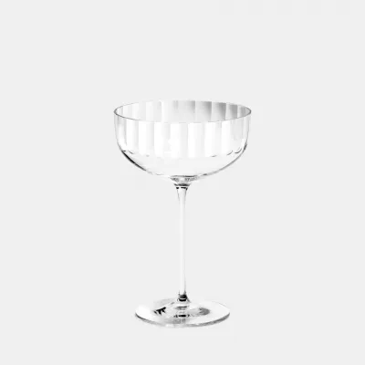 Fluted Cut Crystal Coupe