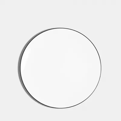 Line Matte Black Coupe Side Plate (24cm)