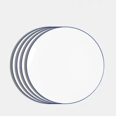 Line Cobalt Coupe Side Plate (24cm) Set of 4