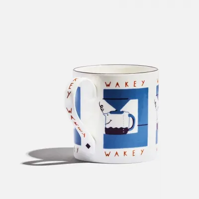 Max Machen Wakey Wakey Bone China Large Mug 11.8 oz