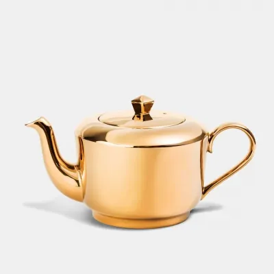 Reflect Bone China Gold Medium Teapot 22 oz