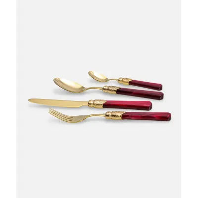 Vittoria Oro Bordeaux Flatware (Special Order)
