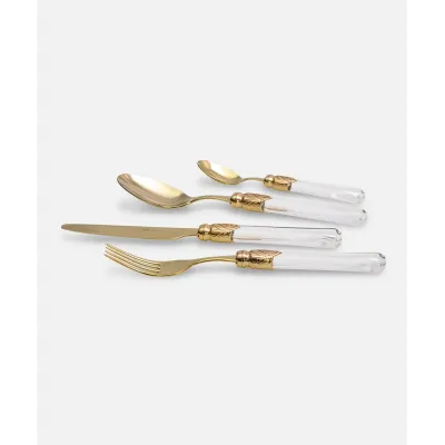 Vittoria Oro Transparent Flatware (Special Order)