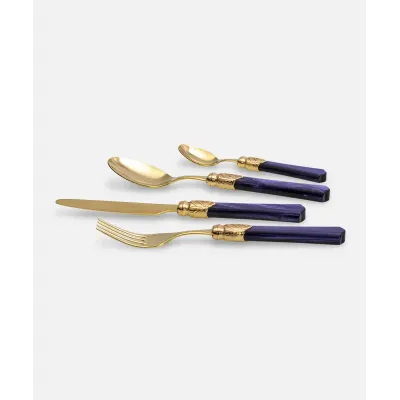 Vittoria Oro Violet Flatware (Special Order)