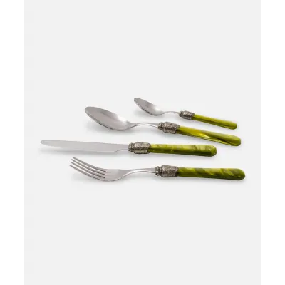 Penelope Olive Green Flatware
