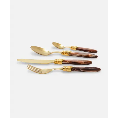 Laura Oro Brown Flatware (Special Order)