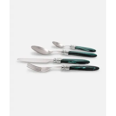 Laura Argento Green Flatware (Special Order)