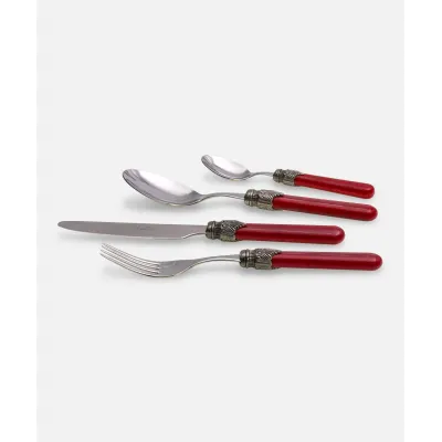 Vintage Red Flatware