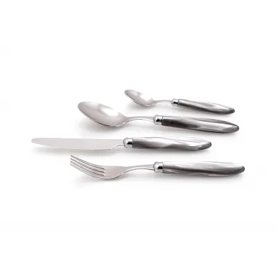 Agata Clear Gray Flatware
