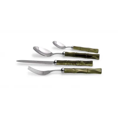 Bamboo Olive Green Flatware
