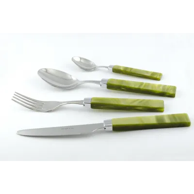 Charme Olive Green Flatware