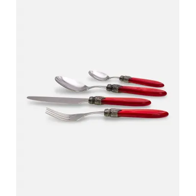 Laura Red Flatware