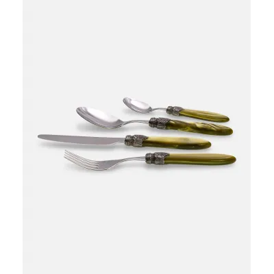 Laura Olive Green Flatware