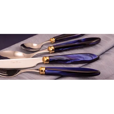 Agata Deco Blue Small Cake Knife (Special Order)