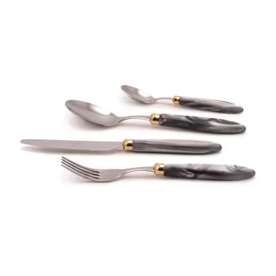 Agata Deco Blue Small Cake Knife (Special Order)