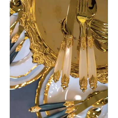 Arianna Oro Green Flatware (Special Order)