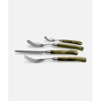 Giada Olive Green Flatware