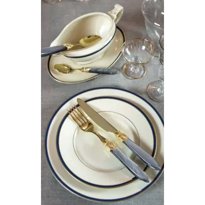 Laura Oro White Flatware (Special Order)