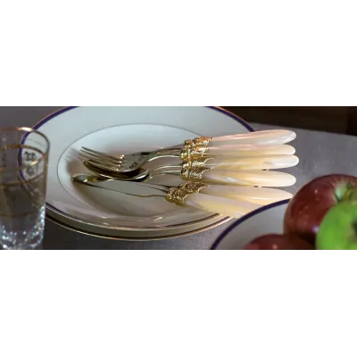 Laura Oro Red Flatware (Special Order)