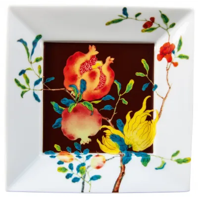 Harmonia Brown Square Trinket Tray 6.89 X 6.89 in Gift Box
