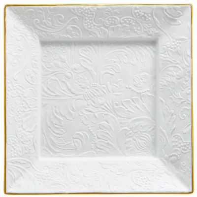 Italian Renaissance Filet Or Square Trinket Tray 6.89 X 6.89 in Gift Box