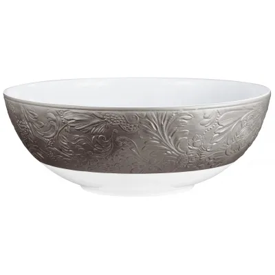 Italian Renaissance Irise Dark Grey  Bowl, Open Vegetable 10.4 Dark Grey