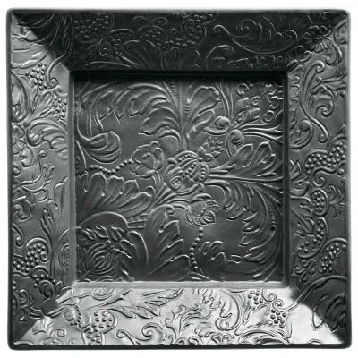 Italian Renaissance Irise Noir Mat Square Trinket Tray 6.89 X 6.89 in Gift Box
