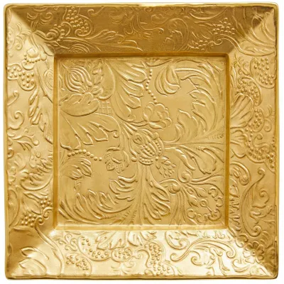 Italian Renaissance Or Square Trinket Tray 6.89 X 6.89 in Gift Box