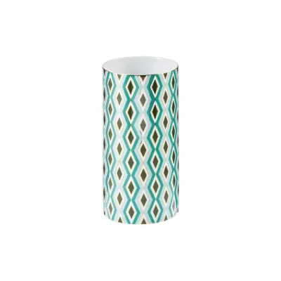 Mosaic Babylone Green Vase 4 1/4 inch h 8 1/4 inch