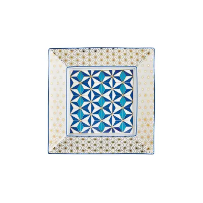 Mosaic Medina Blue Trinket tray 7 inch x 7 inch