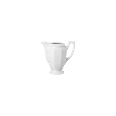 Maria White Creamer Covered 6 oz