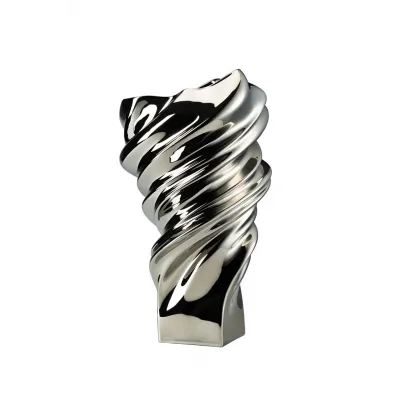 Squall Platin Titanium Vase 12 1/2 in