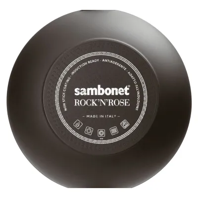 Rock 'N' Rose Black Saucepan Round 18,0 cm h 8,4 cm 1,700 l