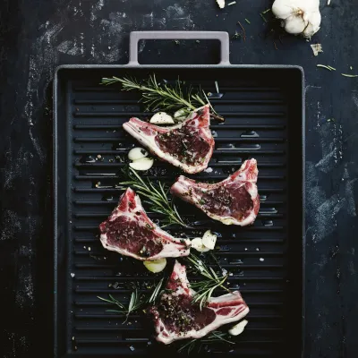 Terra.Cotto Cast Iron Juniper Grill Pan 32,0 cm x 26,0 cm h 4,5 cm