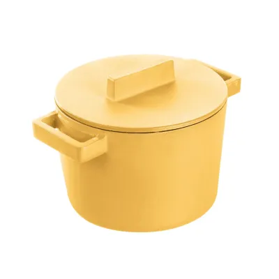 Terra.Cotto Cast Iron Vanilla Saucepot Round 16,0 cm h 13,5 cm 1,700 l