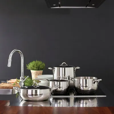 Kikka Mirror Steel Saucepan